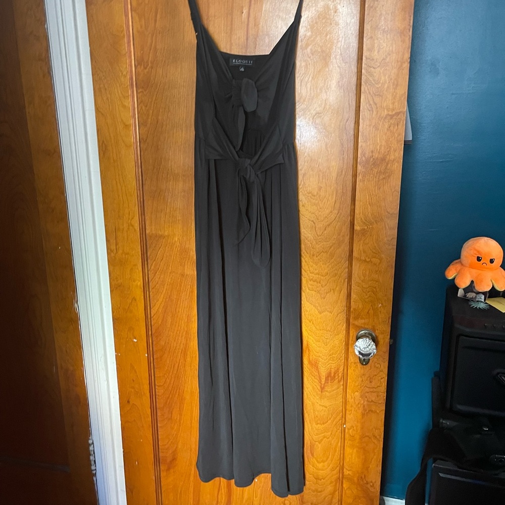 Eloquii double tie front cut out dress